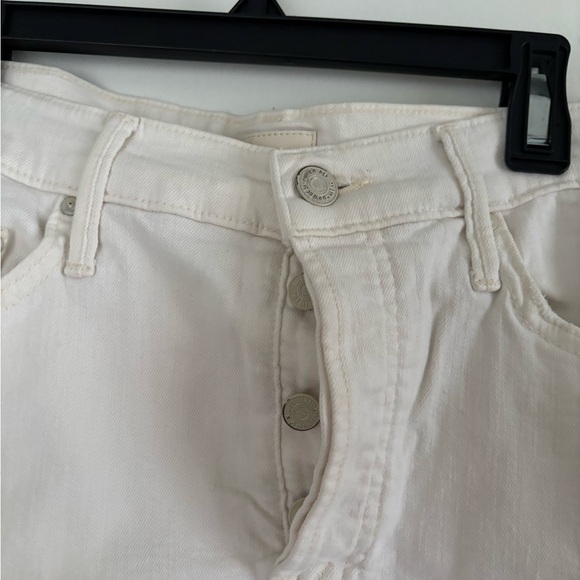 Mother The Vagabond Mini Fray Denim Skirt - Picture 4 of 5